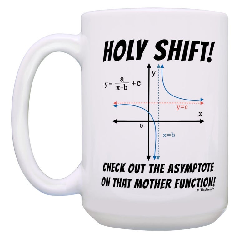 ThisWear Math Joke Gifts for Math Teacher Holy Shift 15oz Ceramic Coffee Mug with Handle - Image 4